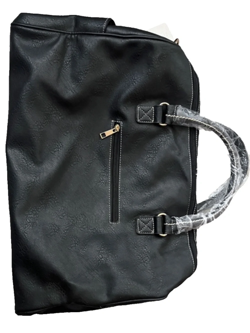 RARE Alfa Duffle Bag A5032 (Black, Stitched)